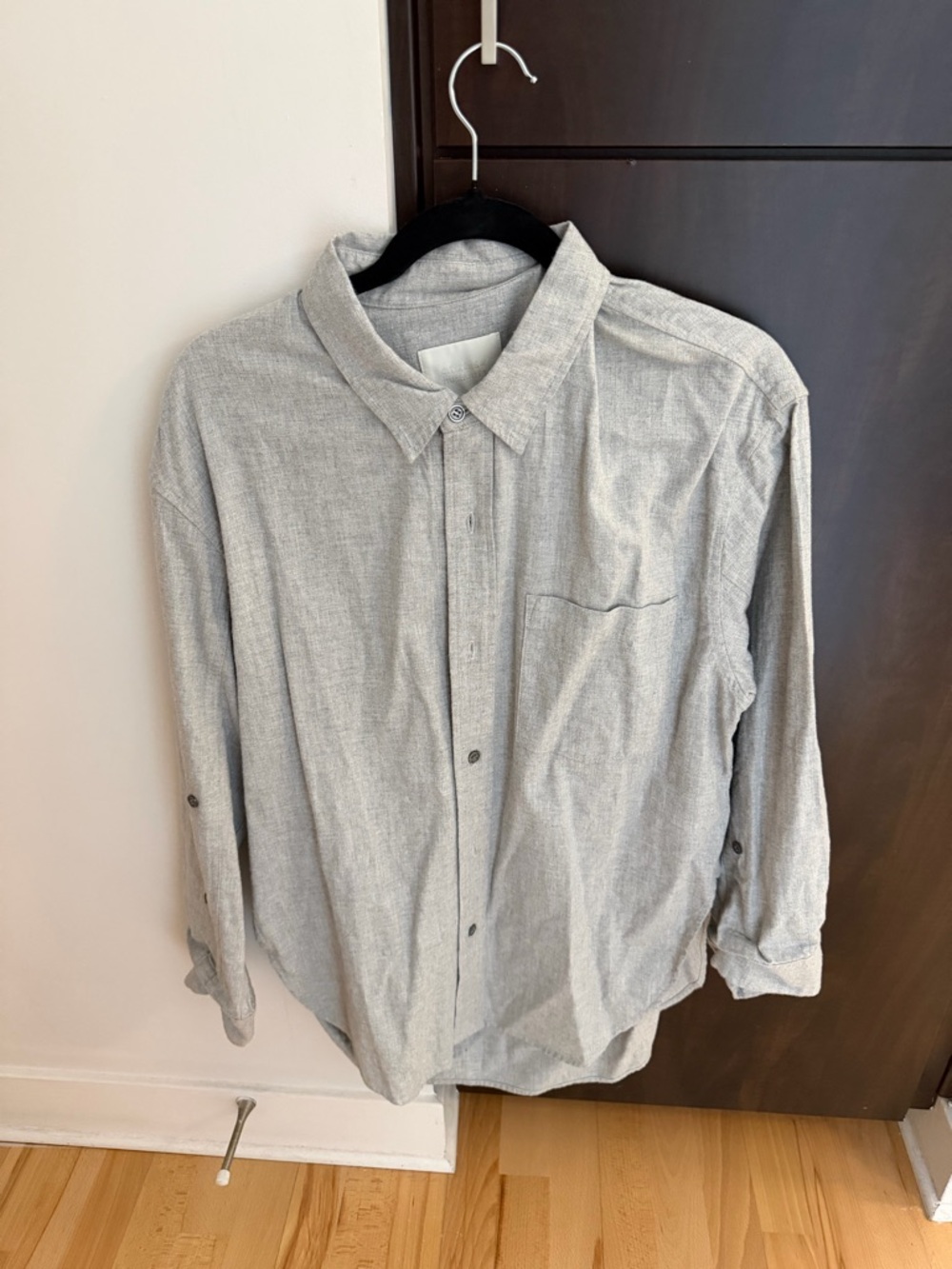 Citizens Of Humanity Men’s Camilla Gray Button Down Shirt